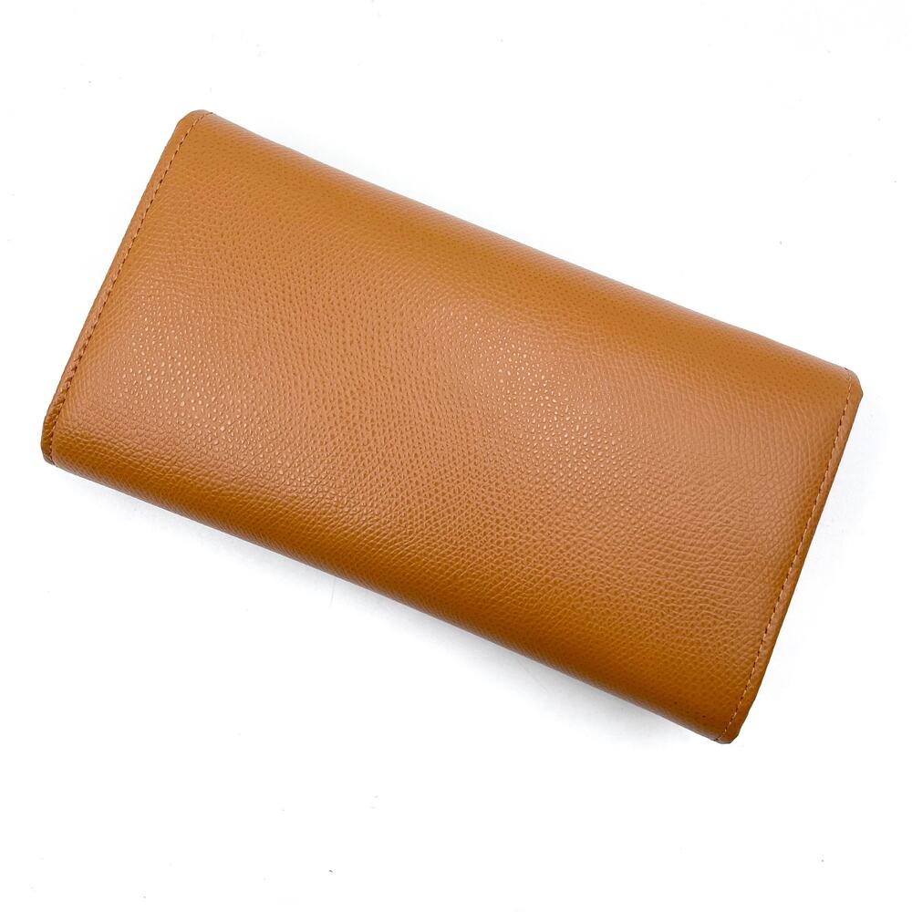 Mario Valentino Nicola Palmellato Wallet Chain Clutch‎ Leather Brown - Picture 3 of 10